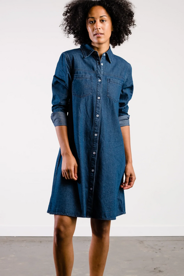 Kate Denim Swing Dress